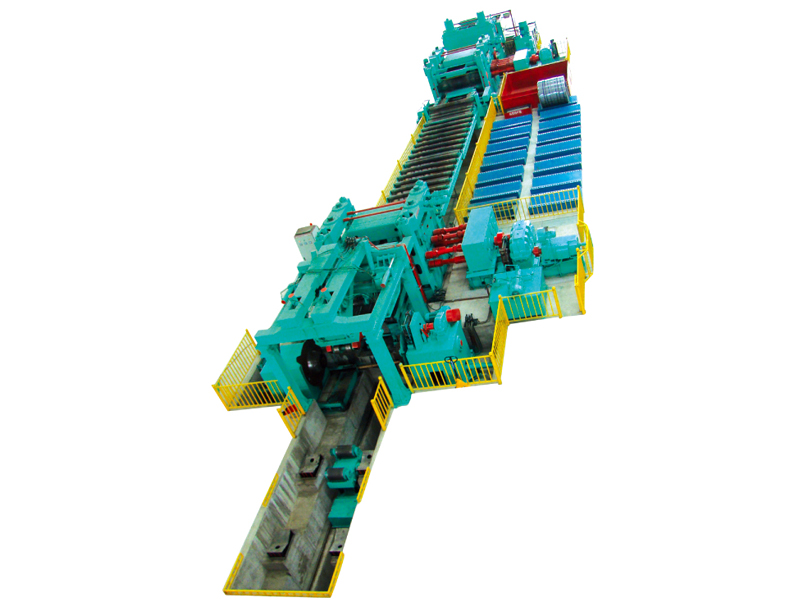 HR coil uncoiling-leveling-shearing-stacking line